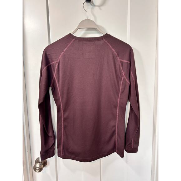 Carhartt Women's Base Force Tech Thermal‎ T-Shirt Top Pullover Brown Size Medium - Picture 8 of 10